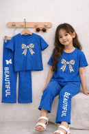 Short Sleeve & Long Pant Set