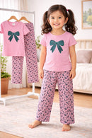 Short Sleeve & Long Pant Set