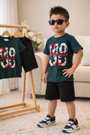 Short Sleeve T-Shirt And Pant Set
