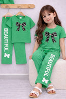 Short Sleeve & Long Pant Set
